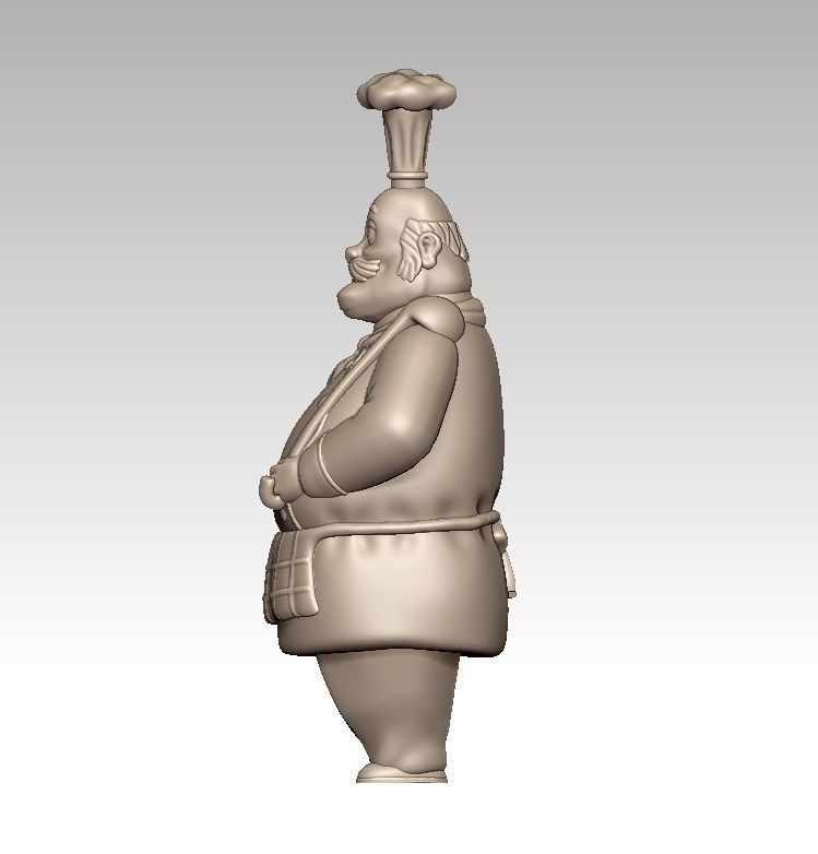 chef cook 3D print model_5