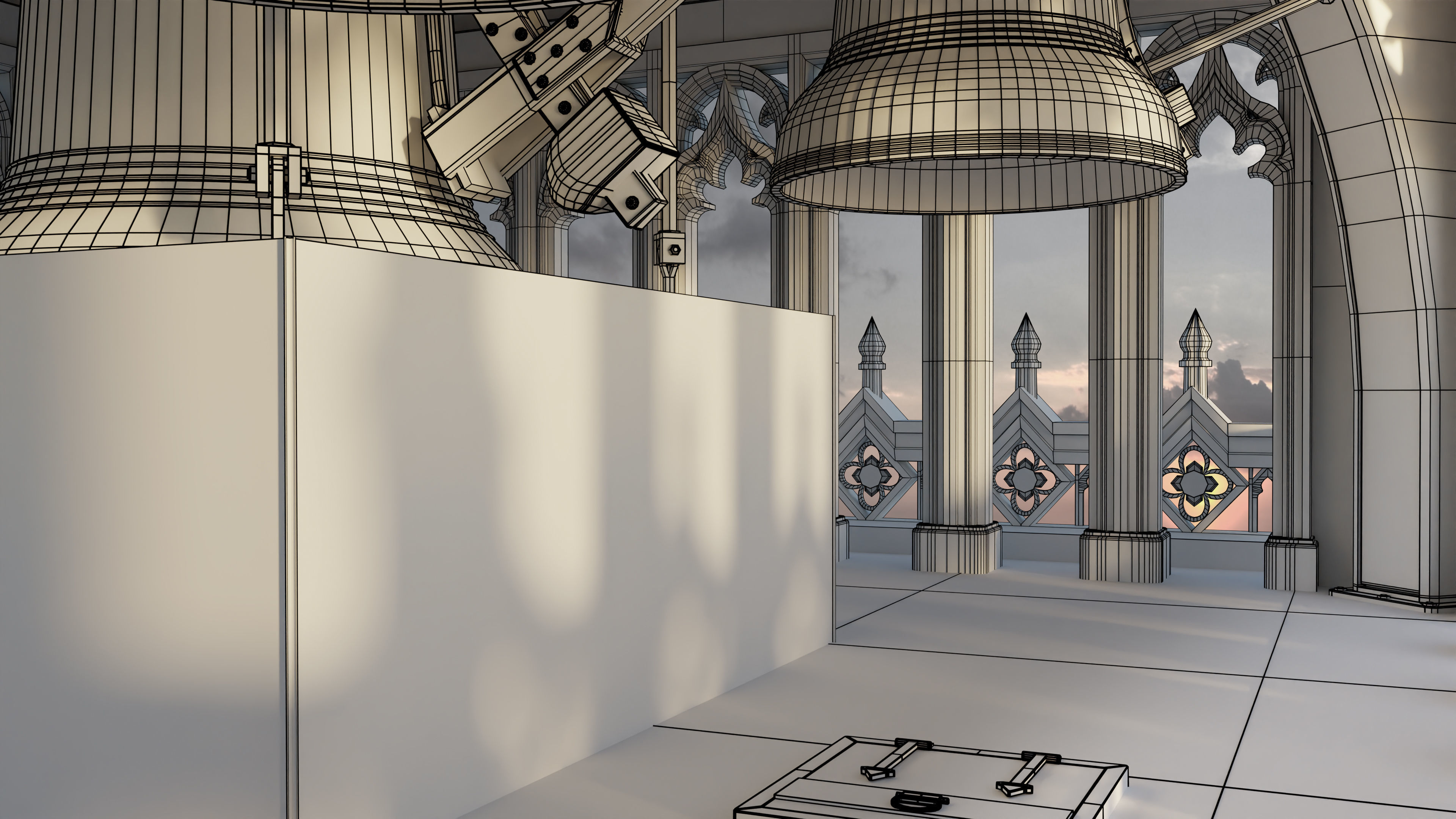 Big Ben tower - Elizabeth tower 3D model_9