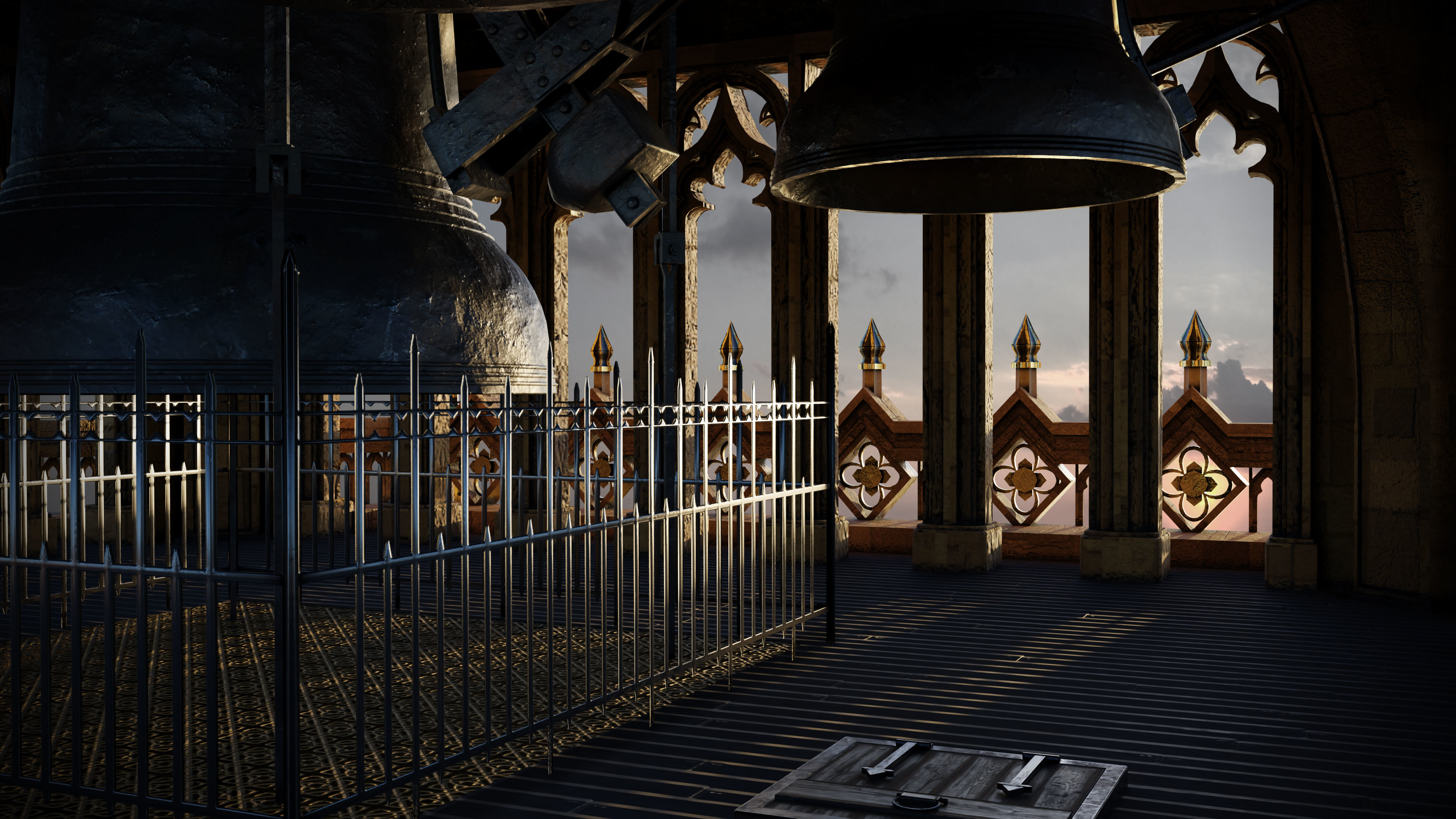 Big Ben tower - Elizabeth tower 3D model_8