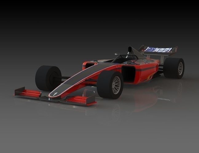 Formula 1 racing car Free 3D model