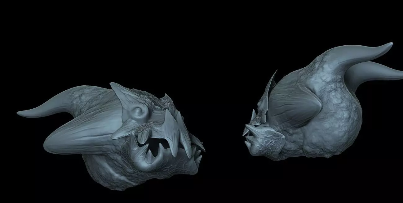 monster sea worm alien vol3 3D model