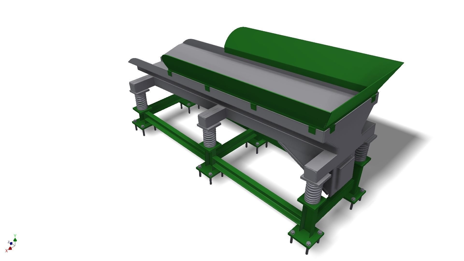 Vibrating feeder 3D model_1