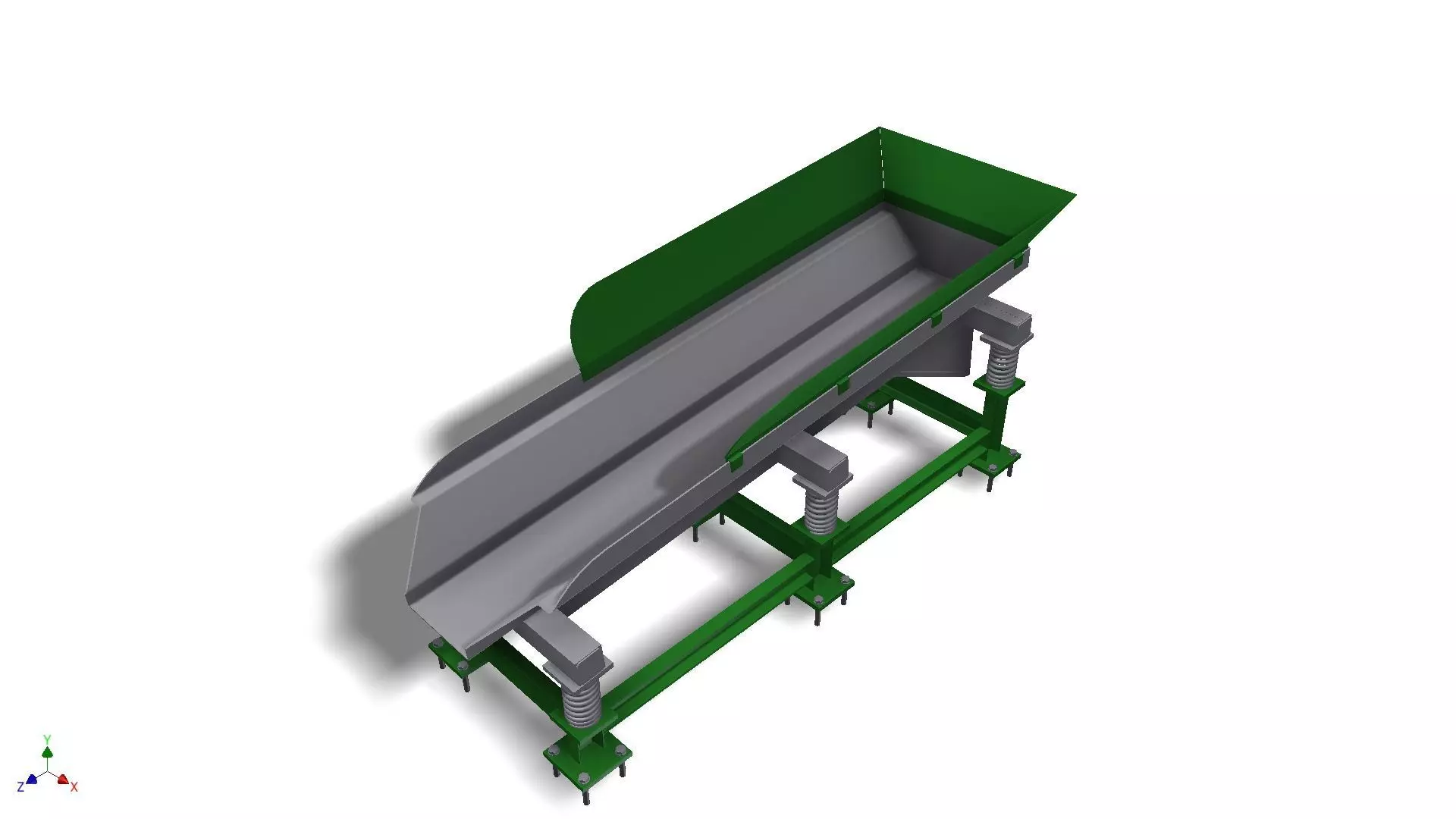 Vibrating feeder 3D model_0