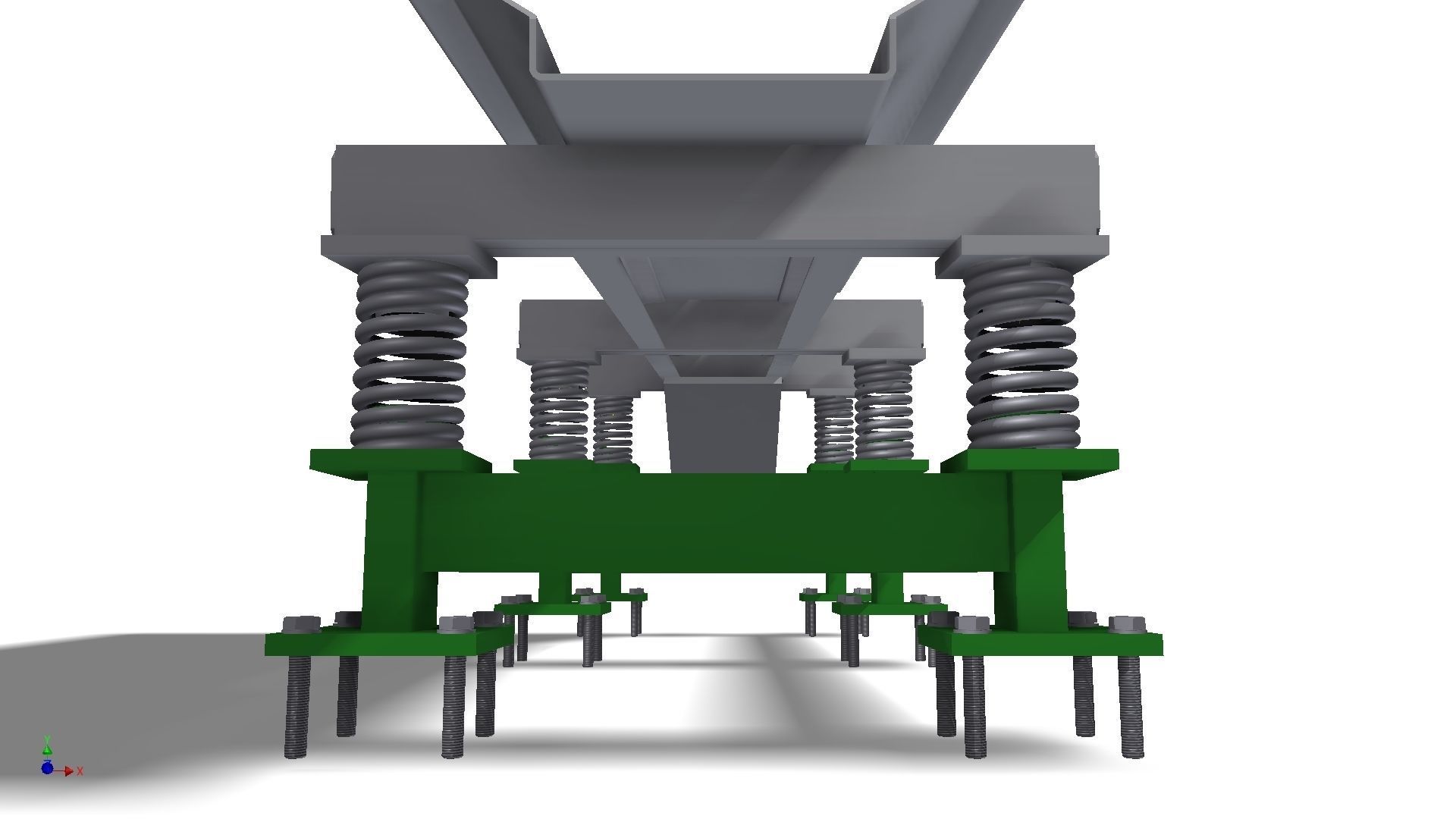 Vibrating feeder 3D model_6