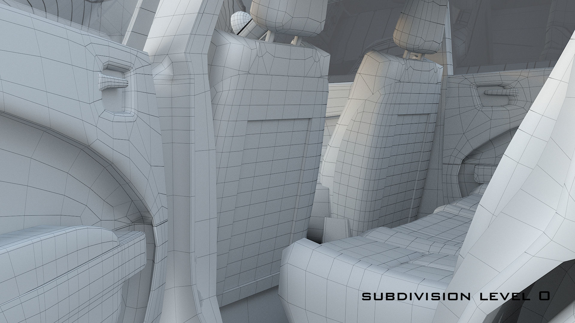 Police car Dodge Charger California highway patrol  Low-poly 3D model_21