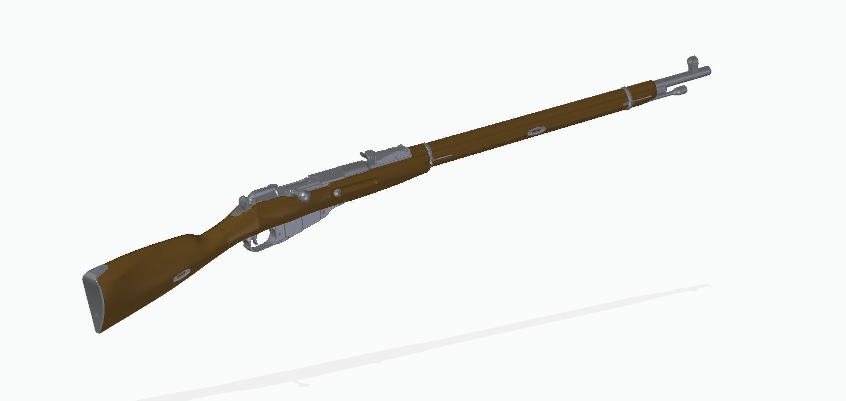 Mosin 91-30 3D model_3