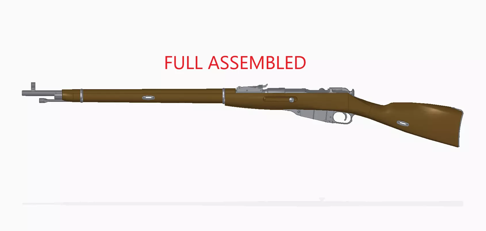 Mosin 91-30 3D model_0