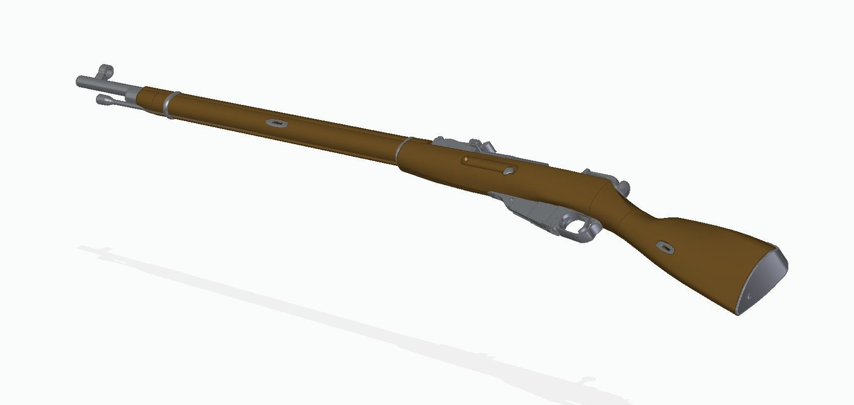 Mosin 91-30 3D model_5