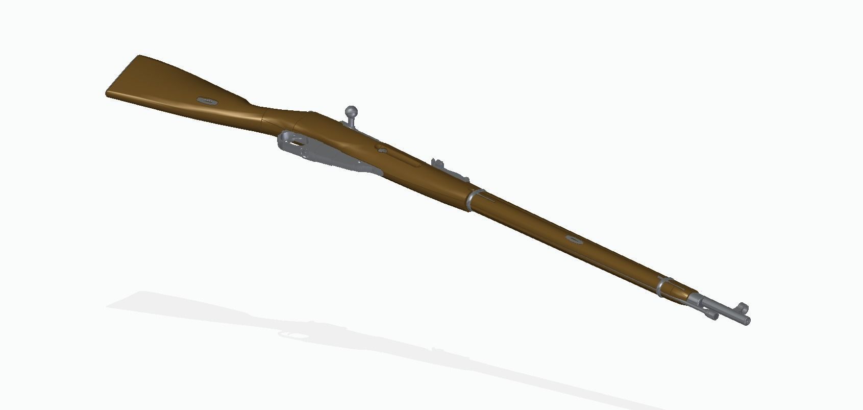 Mosin 91-30 3D model_4