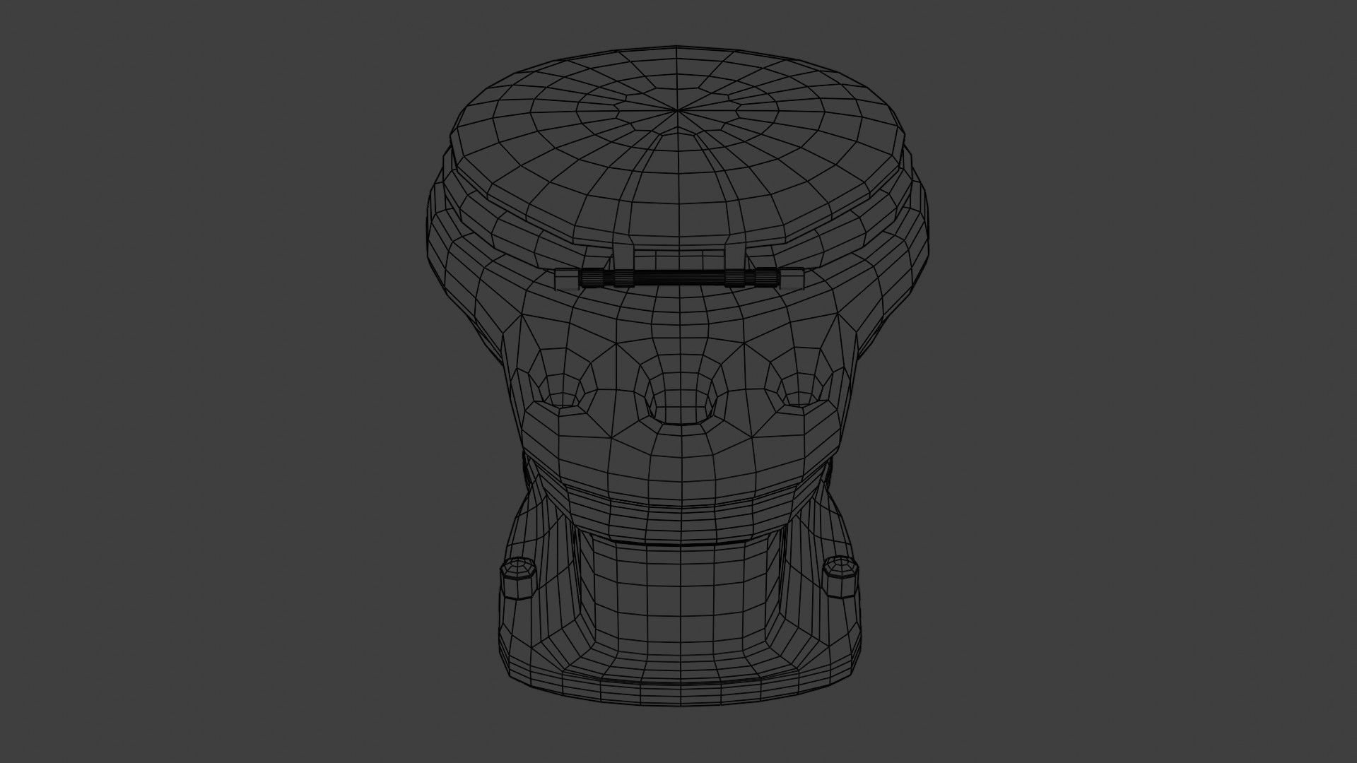 Avocado-Green Toilet 3D model_7