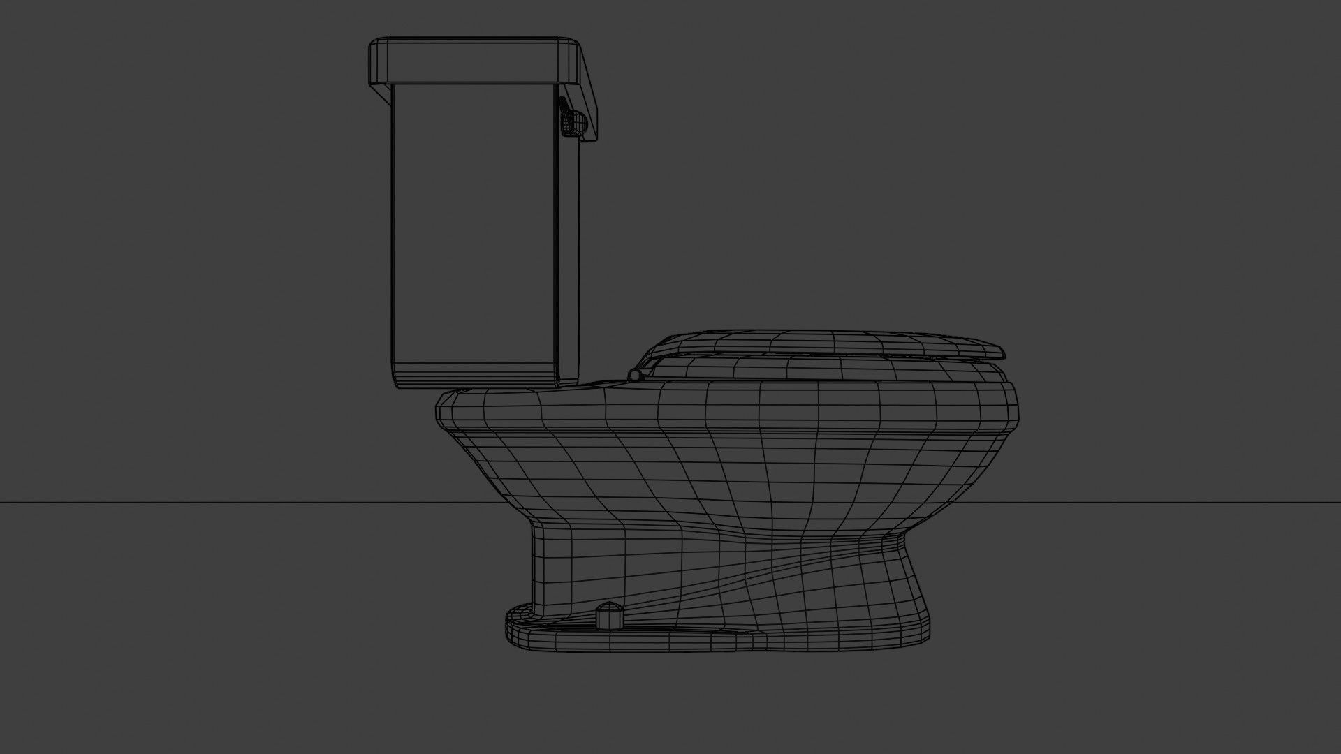 Avocado-Green Toilet 3D model_13