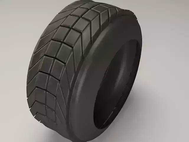 Car tire 3D model