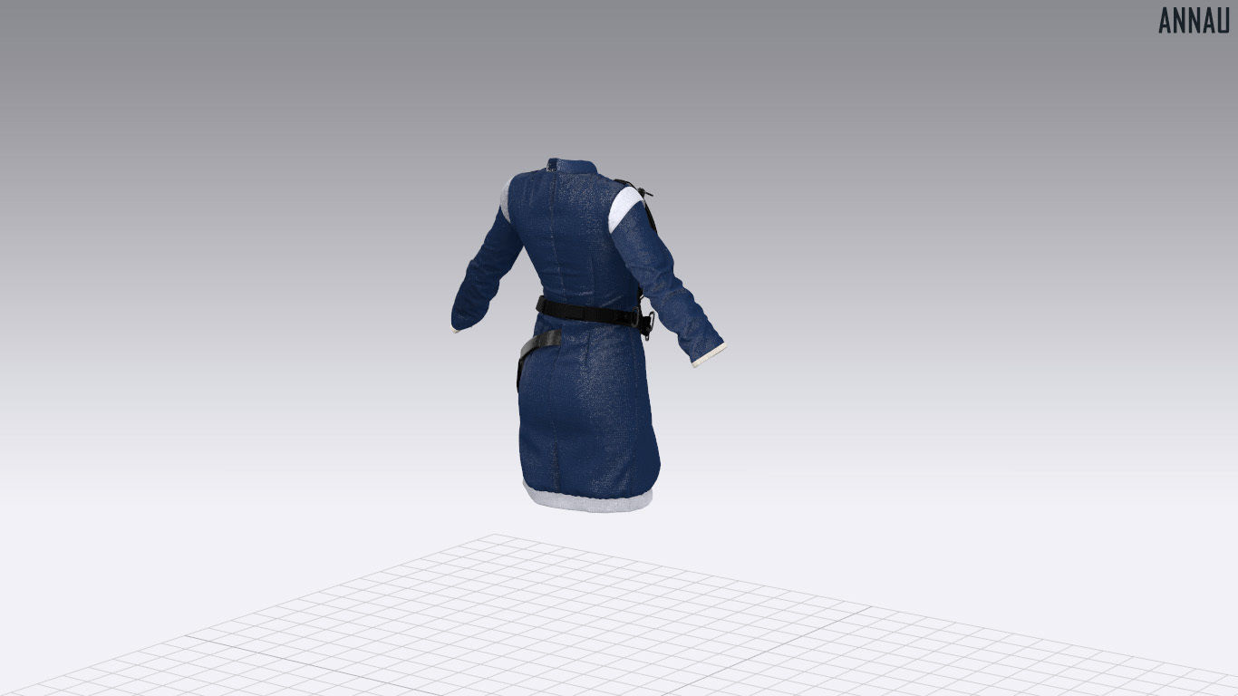 SCIFI SPACE SUIT 3D model_5