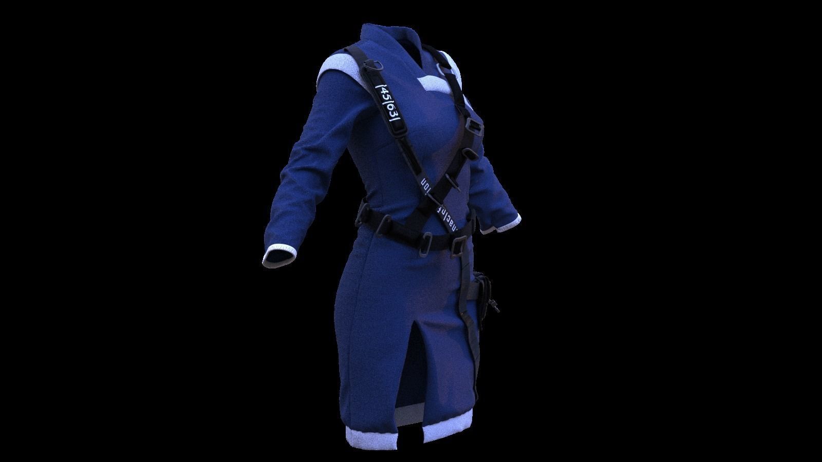 SCIFI SPACE SUIT 3D model_3
