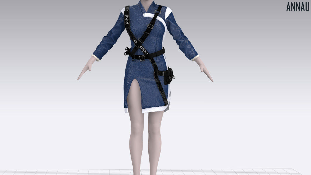 SCIFI SPACE SUIT 3D model_4