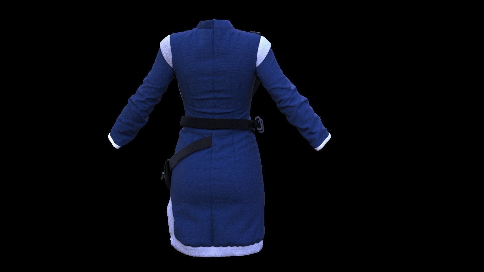 SCIFI SPACE SUIT 3D model_1