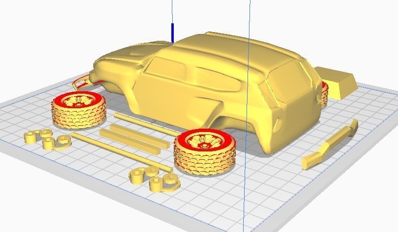 REZVANI TANK JEEP with PARTS 3D print model_7