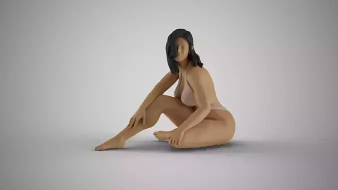 Woman Watching Waves