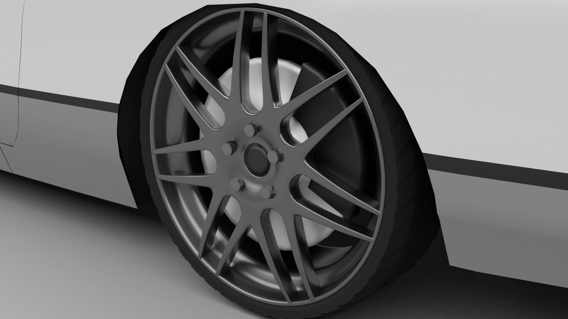 Nissan Silvia s13 3D model_4