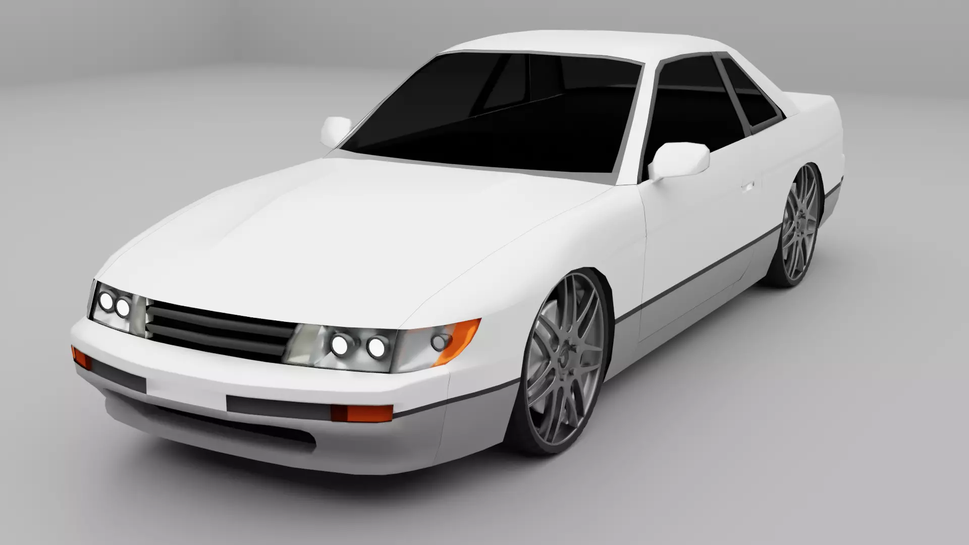 Nissan Silvia s13 3D model_0