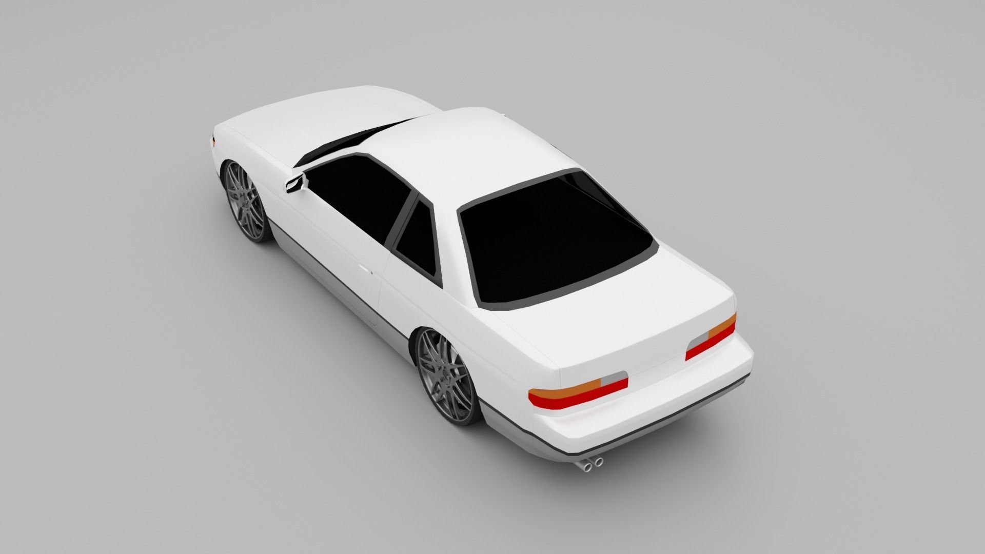 Nissan Silvia s13 3D model_2