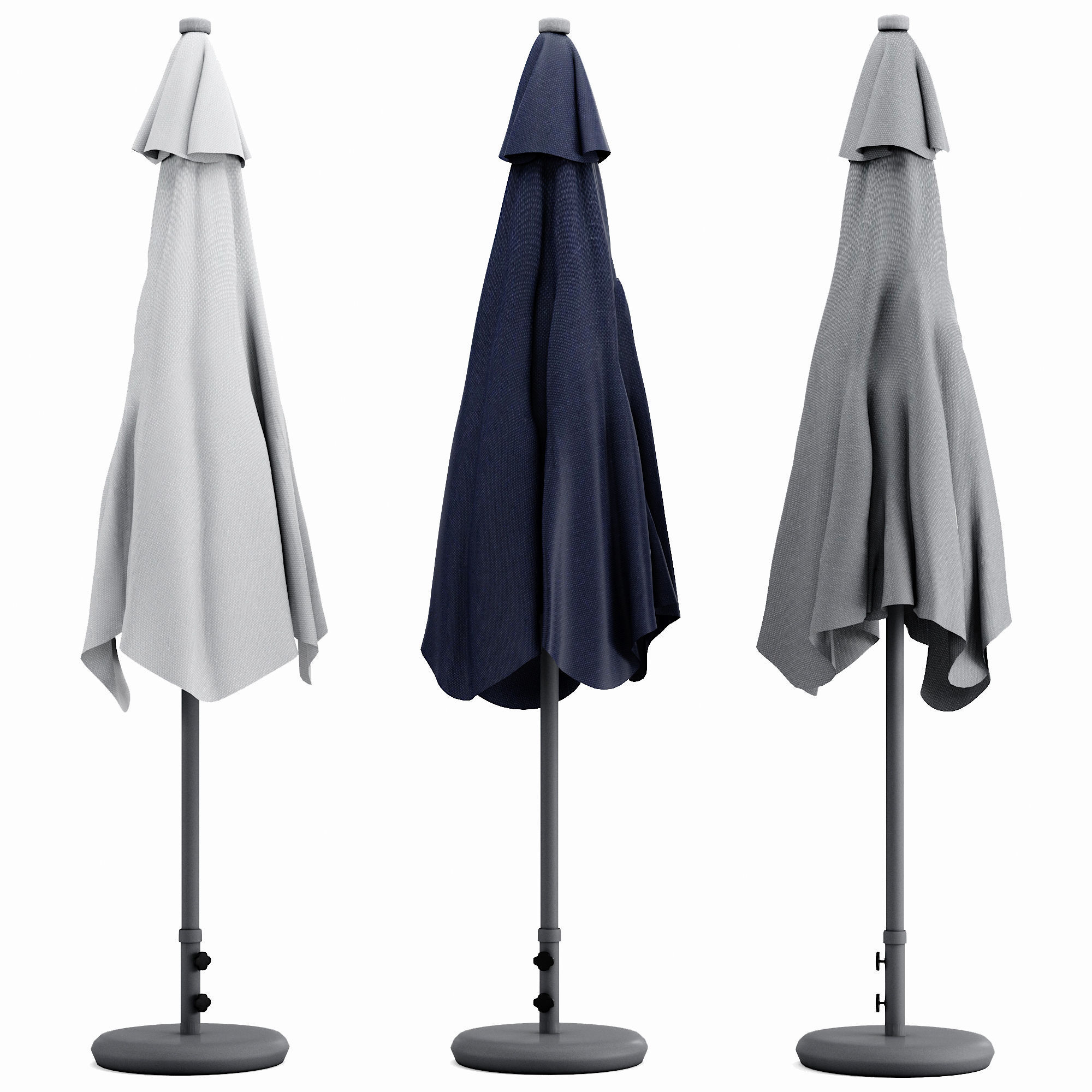 PARAS Umbrella Low-poly 3D model_5