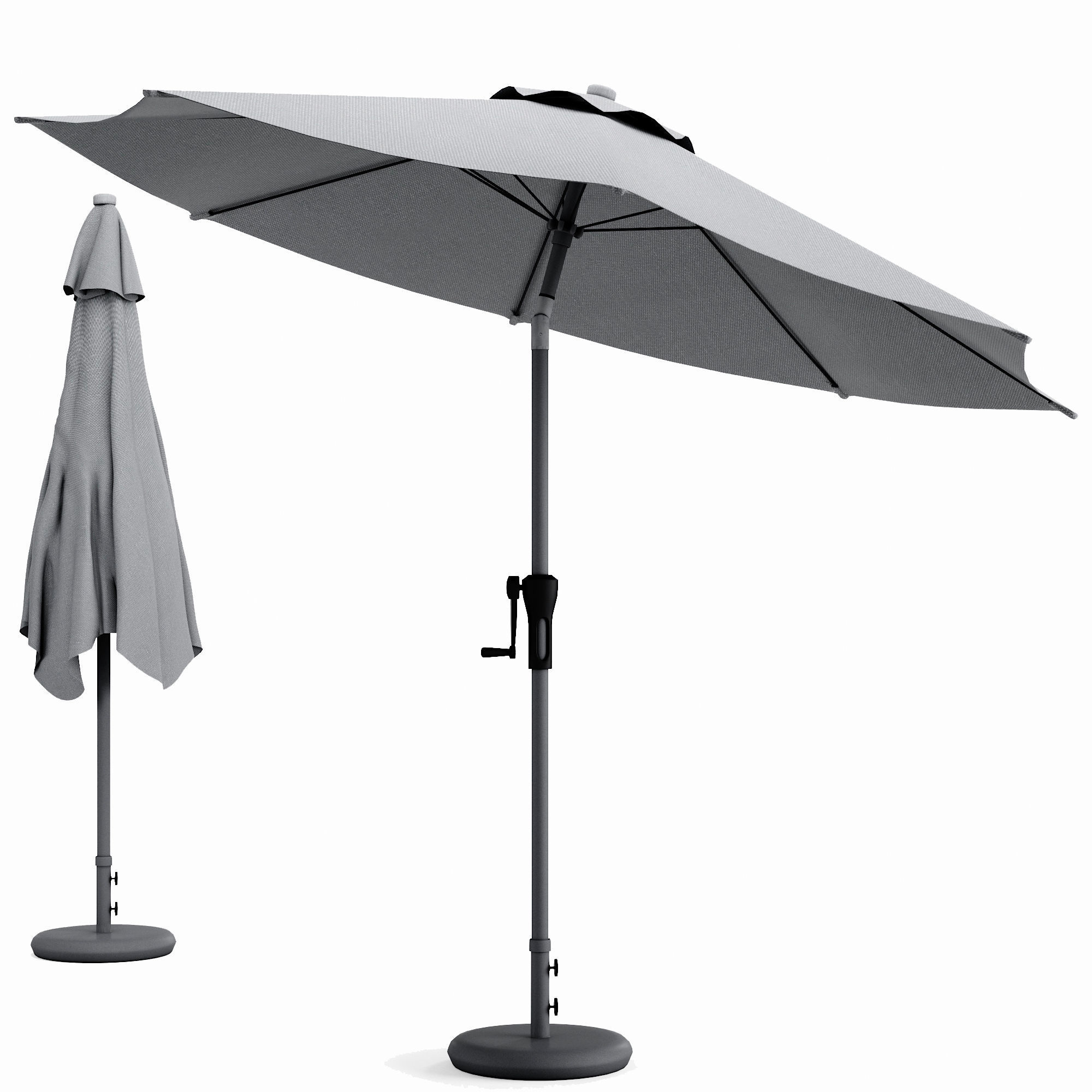 PARAS Umbrella Low-poly 3D model_3