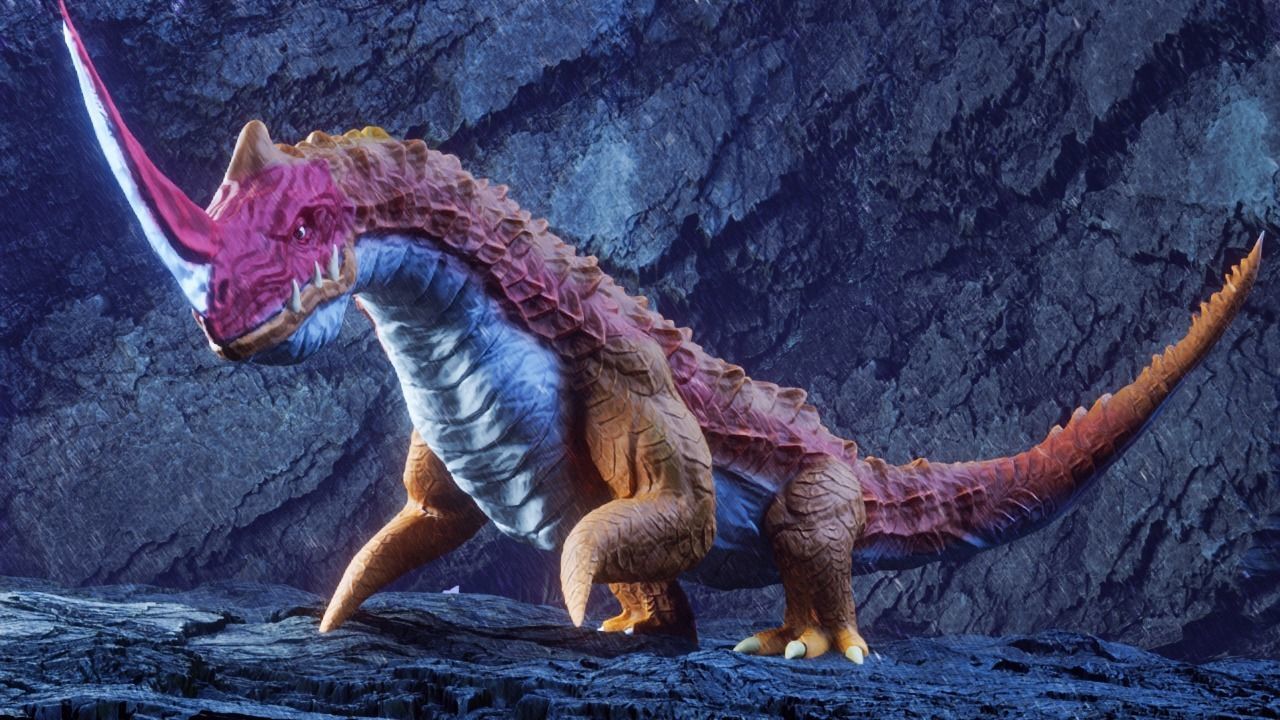 Oceanic serpentine dragon made in blender 3D model_2