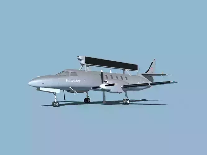 Swearingen RC-26 Condor V02 US Air Force  3D model
