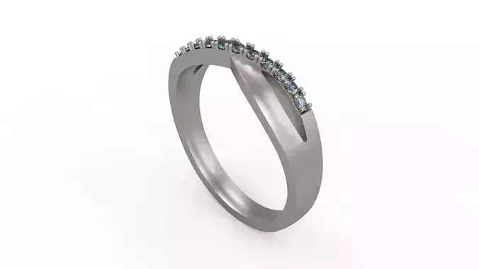 Woman Solitaire Ring 258