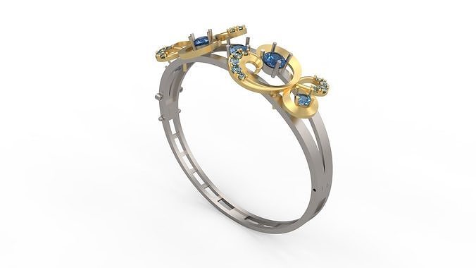 Woman Bracelet 11 3D print model