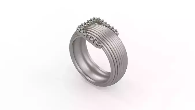 Woman Solitaire Ring 260