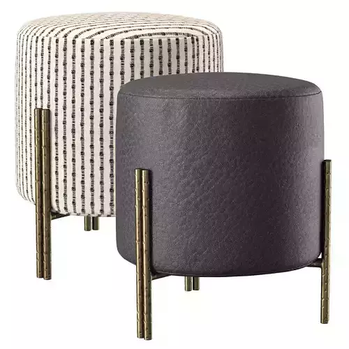 Melange foot stool by Kelly Wearstler 