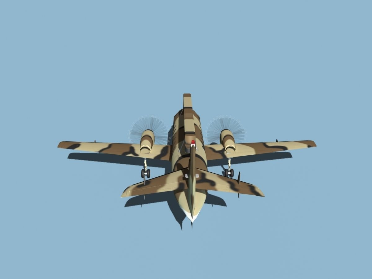 Swearingen RC-26 Condor V05 3D model_6