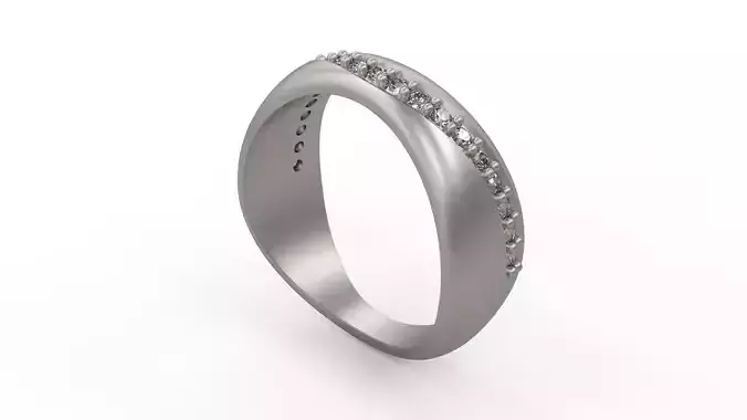 Woman Solitaire Ring 266