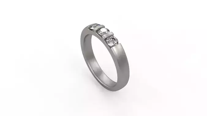 Woman Solitaire Ring 267
