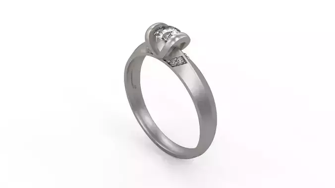 Woman Solitaire Ring 269