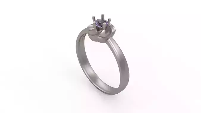 Woman Solitaire Ring 275