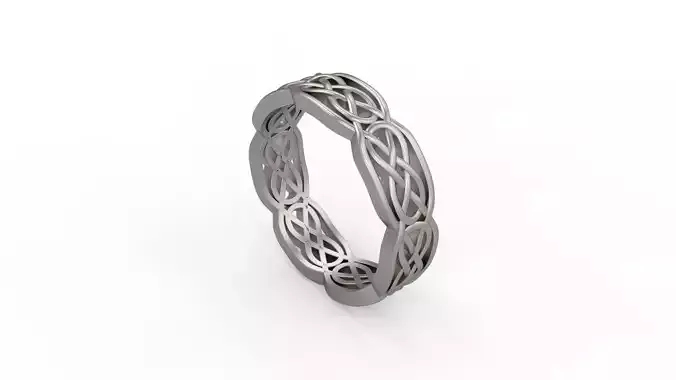 Celtic Knot Ring 282 3D print model