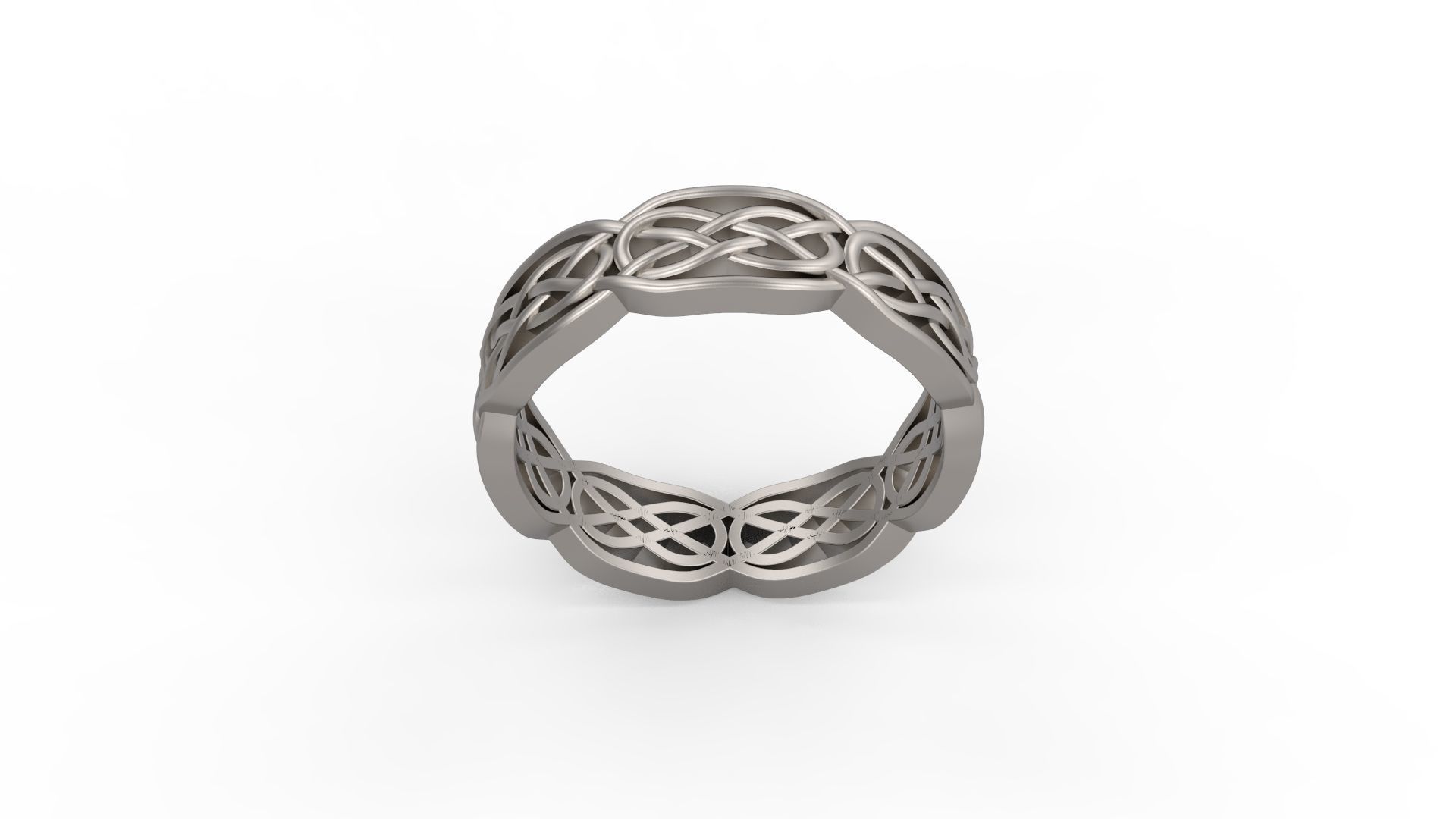 Celtic Knot Ring 282 3D print model_3