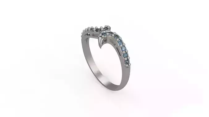Woman Solitaire Ring 283