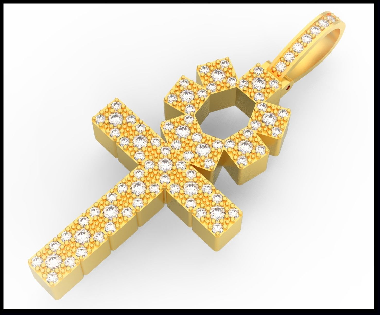 ANKH CROSS STYLE 2 3D print model_2