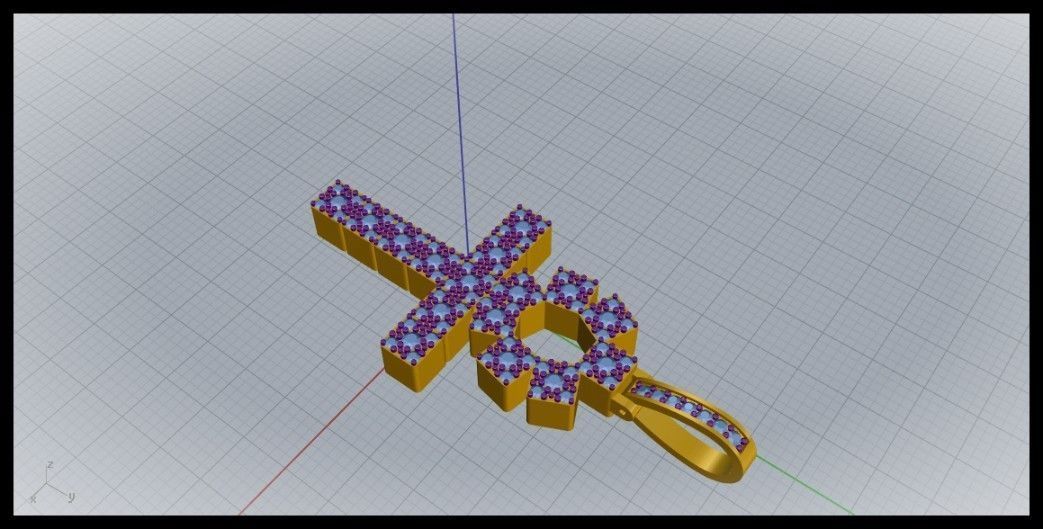 ANKH CROSS STYLE 2 3D print model_7