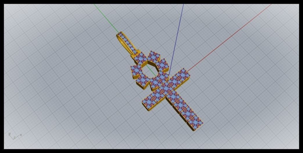 ANKH CROSS STYLE 2 3D print model_3