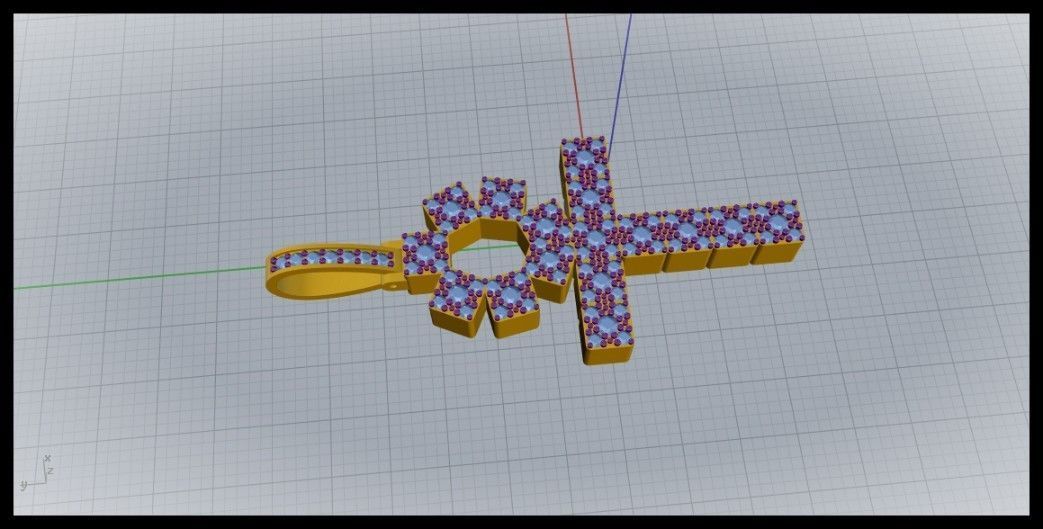 ANKH CROSS STYLE 2 3D print model_5