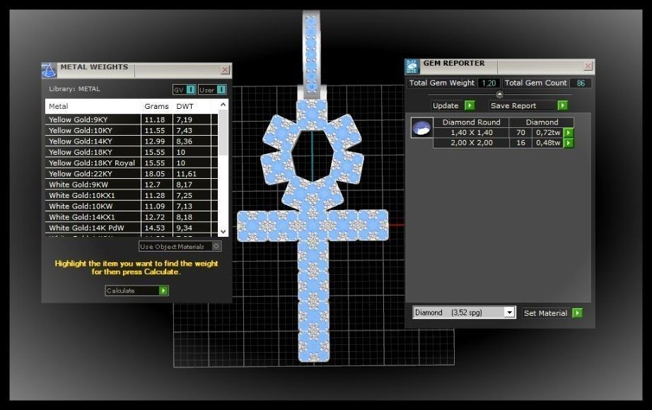 ANKH CROSS STYLE 2 3D print model_4