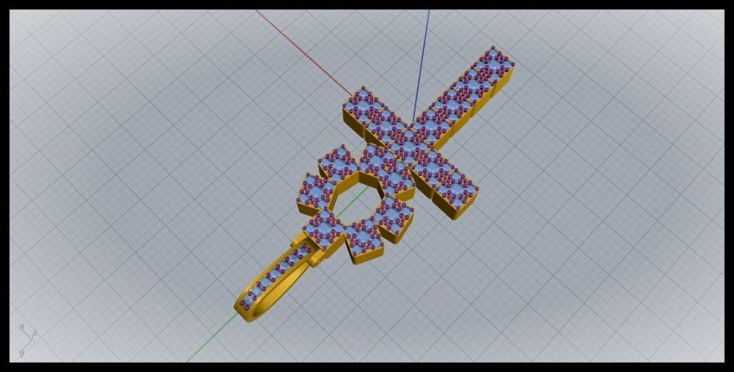 ANKH CROSS STYLE 2 3D print model_6