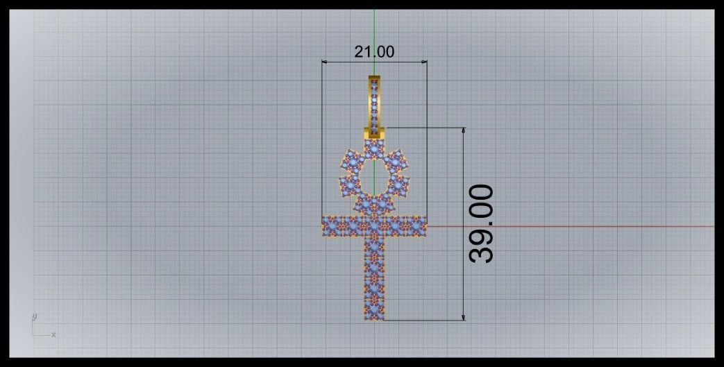 ANKH CROSS STYLE 2 3D print model_10