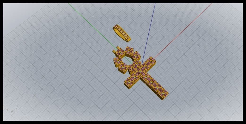 ANKH CROSS STYLE 2 3D print model_11