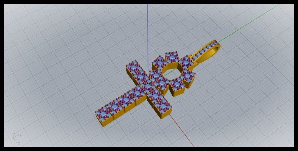 ANKH CROSS STYLE 2 3D print model_8